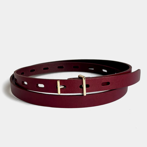 OPERA BELT IN BURGUNDY